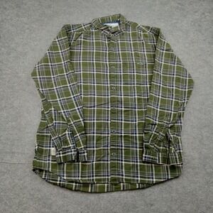 Monochrome Shirt Mens 2XL Green Plaid Button Front Virgil Abloh Tailoring